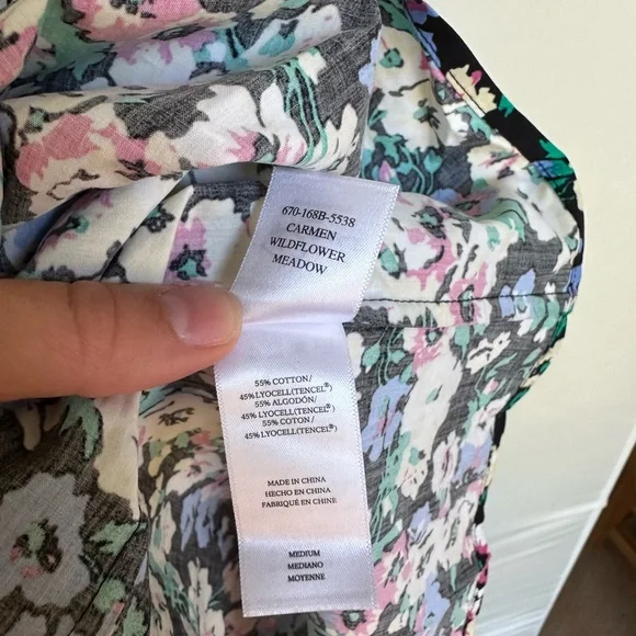 NEW Rails Carmen Mini Tank Dress in Wildflower Meadow, size M - Picture 5 of 8